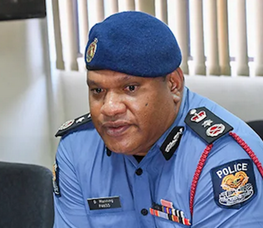 PNG Police Commissioner David Manning