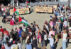 New Zealand students and academics protest over Israel's genocidal war on Gaza and against the destruction of Palestinian education