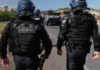 French gendarmes in law and order operations in Kanaky New Caledonia