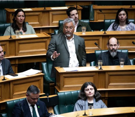 Green Party MP Teanau Tuiono