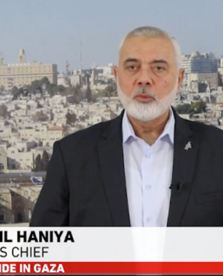 Hamas political bureau leader Ismail Haniyeh