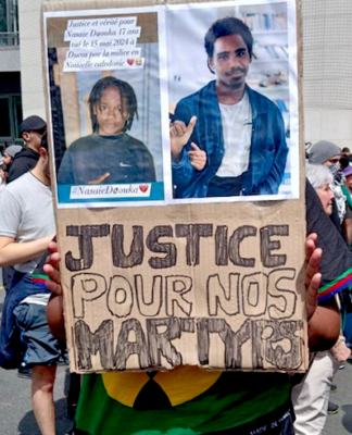 Kanaky New Caledonia unrest: Fiji, PNG call for UN decolonisation mission Protesters paying homage to the young Kanak martyrs killed in the Kanaky New Caledonia unrest