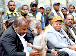 Little Ima and PM James Marape