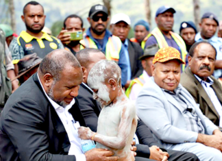 Little Ima and PM James Marape