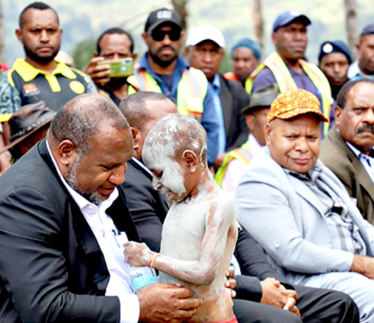 Little Ima and PM James Marape