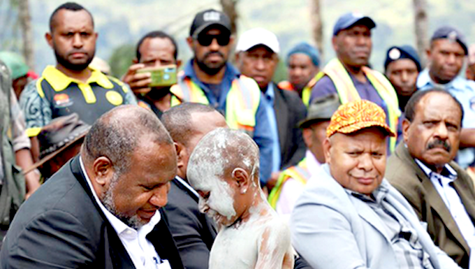 Little Ima and PM James Marape