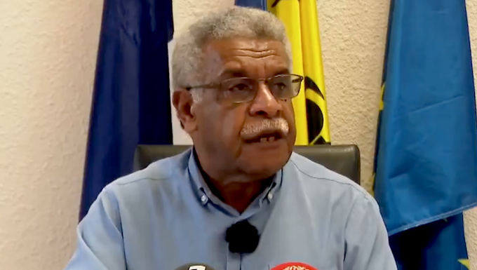 Kanaky New Caledonia's President Louis Mapou