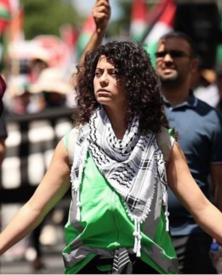 Latest Kiwi crew to join Gaza Freedom Flotilla leaves on Sunday Rana Hamida on the frontline of a recent Auckland march against genocide