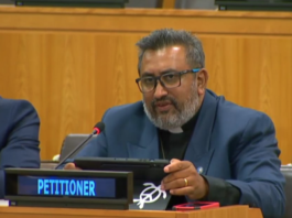 PCC's Reverend James Bhagwan at the UN