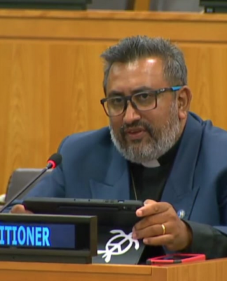 PCC's Reverend James Bhagwan at the UN