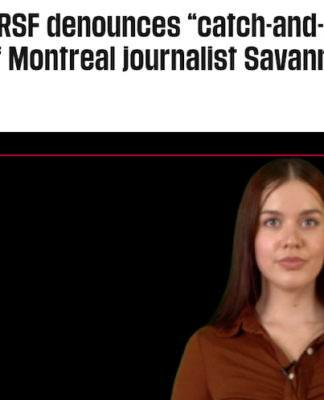 Canadian journalist Savanna Craig covering Gaza and the Middle East