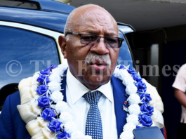 Fiji Prime Minister Sitiveni Rabuka