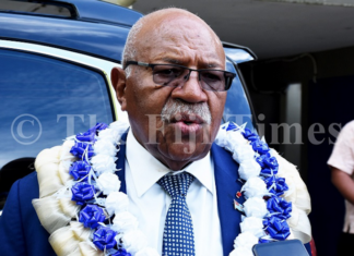 Fiji Prime Minister Sitiveni Rabuka