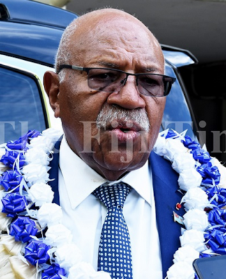 Fiji Prime Minister Sitiveni Rabuka