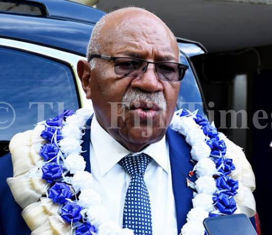 Fiji Prime Minister Sitiveni Rabuka