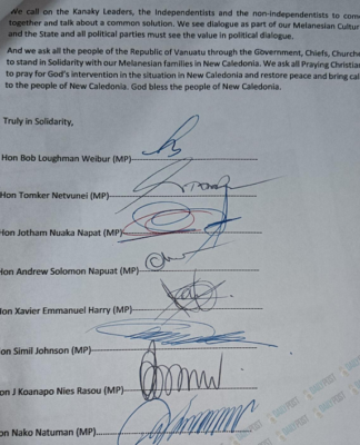 Condemnation of "despicable acts" by French colonialism