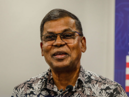 Fiji Deputy Prime Minister and co-editor of the new book Professor Biman Prasad