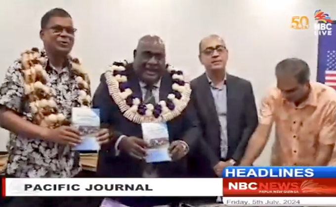 Fiji's Deputy Prime Minister Professor Biman Prasad etc