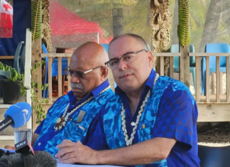 Cook Islands Prime Minister Mark Brown