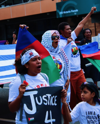 When media freedom as the ‘oxygen of democracy’ and hypocrisy share the same Pacific arena The "pre-Bastille Day" march in the Fijian capital of Suva