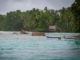 Housing structures on FSM's remote atoll Kapingamarangi