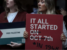 Pro-Palestinian students hold a sit-in at Melbourne University