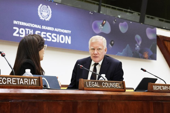 International Seabed Authority Secretary-General Michael 