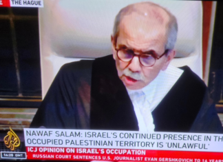 ICJ's Chief Justice Nawaf Salam