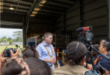 Australia's Minister for International Development and the Pacific Pat Conroy