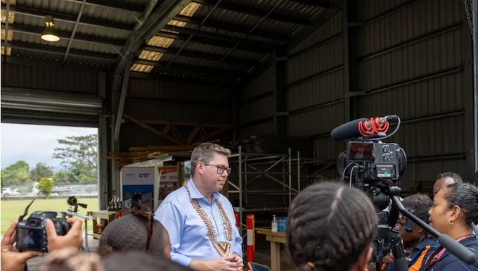Australia's Minister for International Development and the Pacific Pat Conroy
