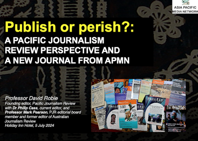 "Publish of perish?"