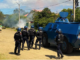 French security forces operating in the New Caledonian village of Saint Louis