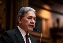 NZ Foreign Minister Winston Peters