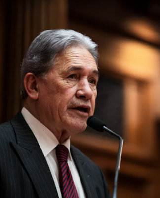 NZ Foreign Minister Winston Peters