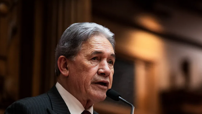NZ Foreign Minister Winston Peters