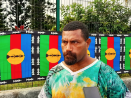 Kanak great chief Hippolyte Sinewami Htamumu