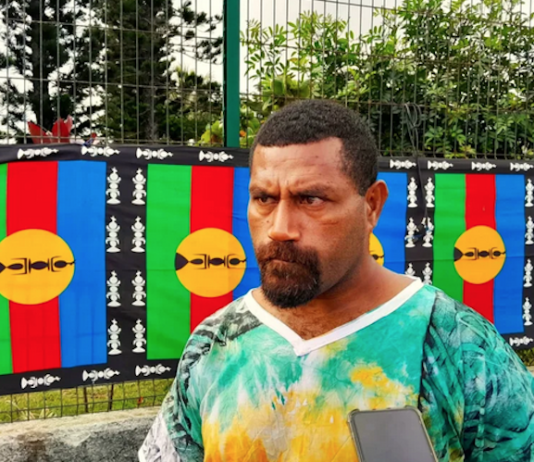 Kanak great chief Hippolyte Sinewami Htamumu