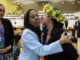 International Seabed Authority secretary-general-elect Leticia Carvalho (left) of Brazil is congratulated