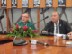 Pacific Islands Forum (PIF) Chair and Cook Islands Prime Minister Mark Brown (left) and PIF Secretary General Baron Waqa