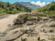 Artisanal miners search for gold in the waters downstream from the Panguna mine
