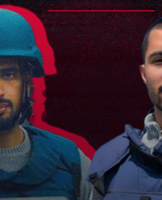 Al Jazeera journalist Ismail al-Ghoul (right) and cameraman Rami al-Rifi targeted by Israel military