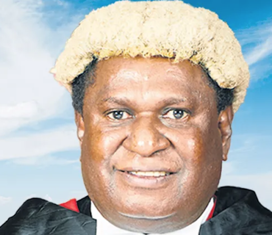 PNG's Chief Justice Sir Gibbs Salika