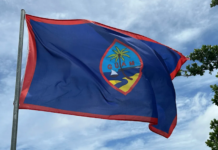 The Guam flag