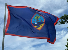 The Guam flag