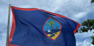 The Guam flag