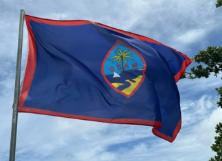 The Guam flag