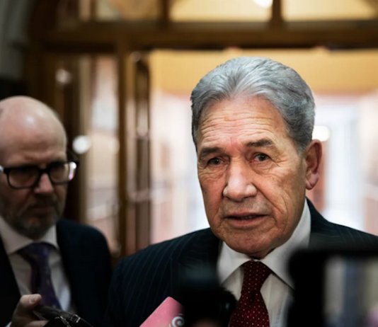 Foreign Affairs Minister Winston Peters