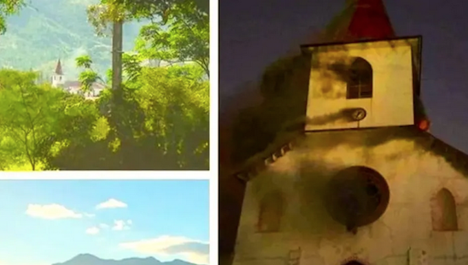 New Caledonia crisis: Another church burns, spate of attacks continues A collage of the many fires on New Caledonia’s Catholic missions