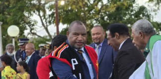 PNG Prime Minister James Marape