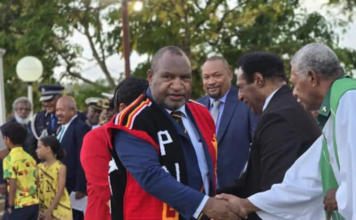 PNG Prime Minister James Marape
